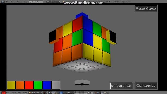 Cubo Mágico feito com Logic Bricks sem python (gameplay + download) смотреть онлайн