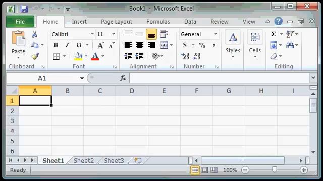 Microsoft Excel Tutorial - Part 01 of 12 - Excel Interface 1 смотреть онлайн