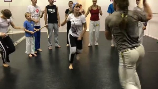 Capoeira CDO m. Tico Moscow class de MACULELE