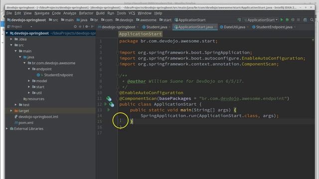 Spring Boot Essentials 02 - @Component, @Autowired e @SpringBootApplication смотреть онлайн