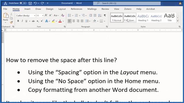 Removing Space (empty lines) in Microsoft Word смотреть онлайн
