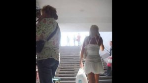 Girls in transparent dress