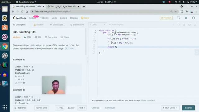 LeetCode 338.Counting Bits смотреть онлайн