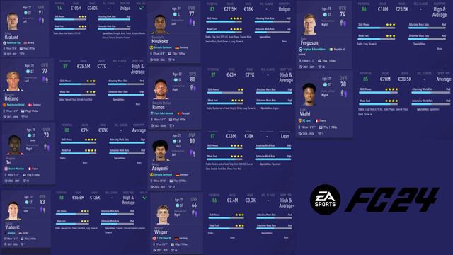 10 BEST HIGH POTENTIAL STRIKERS IN EA FC24 смотреть онлайн
