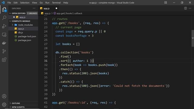 Complete MongoDB Tutorial #23 - Pagination смотреть онлайн