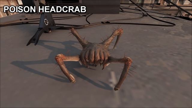 Half Life Alyx - All Types of HEADCRABS смотреть онлайн