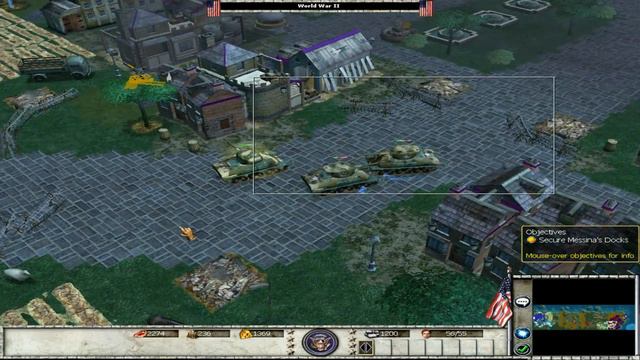 Empires: Dawn of the Modern World - General Patton Campaign, Chapter 4: The Messina Gauntlet Part 3 смотреть онлайн