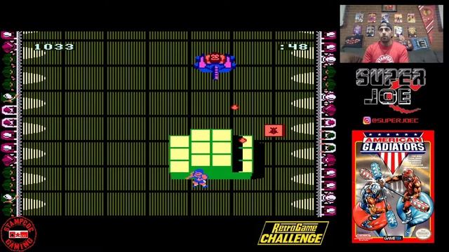 NES American Gladiators - no power-ups смотреть онлайн