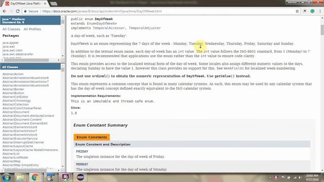 Java 8 DayOfWeek Enum Introduction | Java 8 Date and Time | Java Date and Time смотреть онлайн