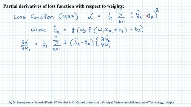 Simple Example Feedforward and Backpropagation Gradient Descent Algorithm Artificial Neural Networ смотреть онлайн