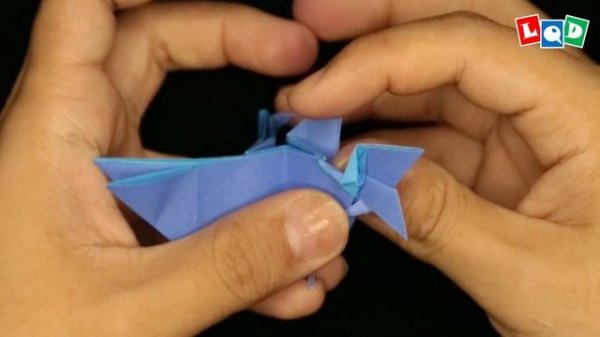 Stegosaurus Skeleton (Lien Quoc Dat) - LQD Money Origami