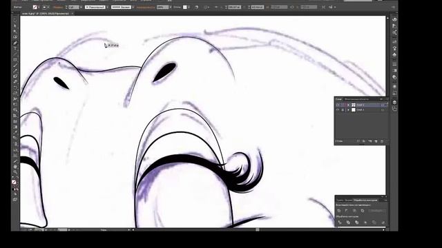 Adobe illustrator Lesson 1 black-and-white outline смотреть онлайн