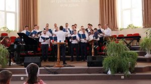 "Господа благослови вся земля" - мужской хор.