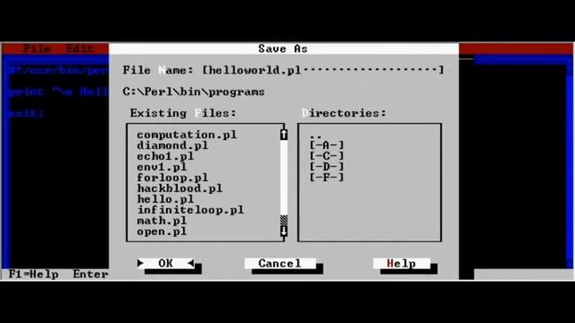 perl - hello world смотреть онлайн