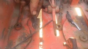 Реставрация станины вязального аппарата, пресс подборщик Sipma.