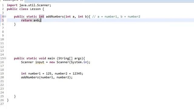 Beginners java, Lesson 15, Introduction to methods смотреть онлайн