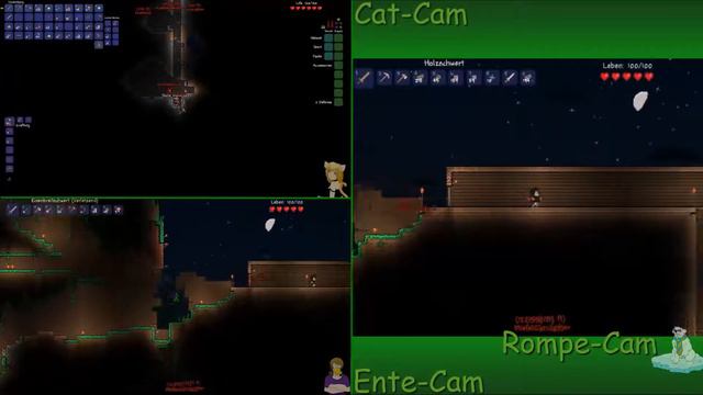 Terraria Together #004 - "Das Übel kommt von oben" [Splitscreen / German / Let's Play] смотреть онлайн
