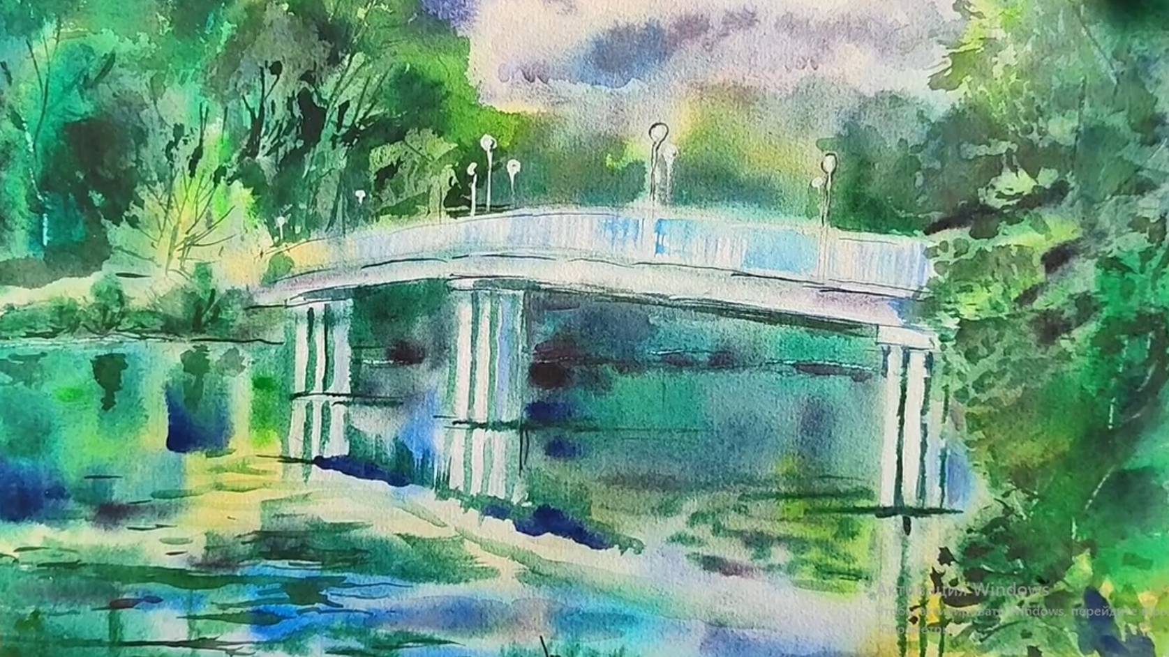 ❤️Написала картины акварелью, а вдохновляет меня мой сад!🌹🥰 смотреть онлайн