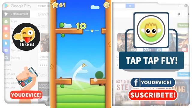 Tap Tap Fly! (Tappy Arcade Game) GAMEPLAY смотреть онлайн