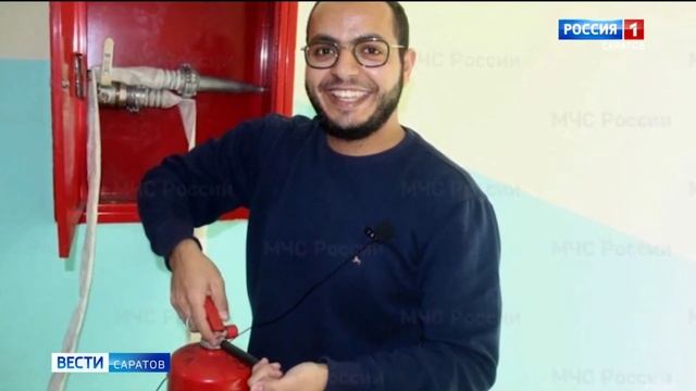 Студент из Египта потушил пожар в саратовском общежитии смотреть онлайн