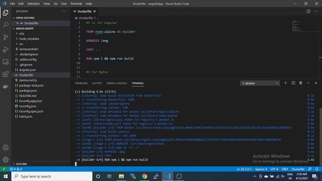 Serve an Angular Application with nginx in Docker | Dockerize Your Angular App With Nginx смотреть онлайн