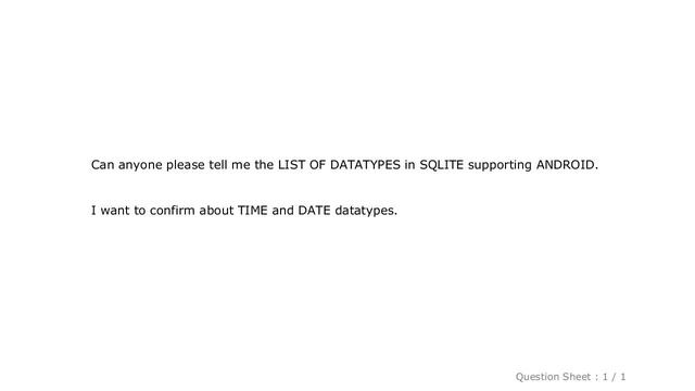 Android : what are Datatypes in SQLite supporting android смотреть онлайн