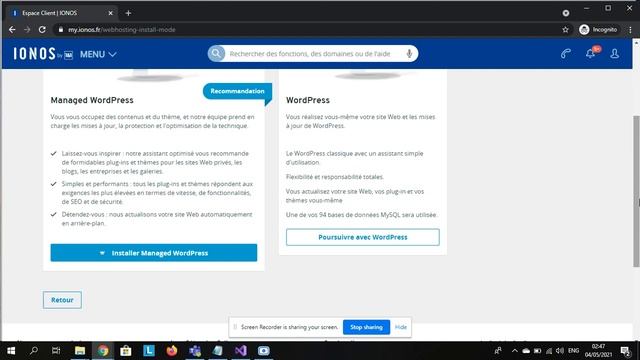Creer un application web wordpress avec ionos смотреть онлайн