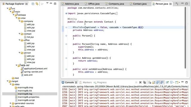 Java Web Development with Spring and Hibernate 15 смотреть онлайн