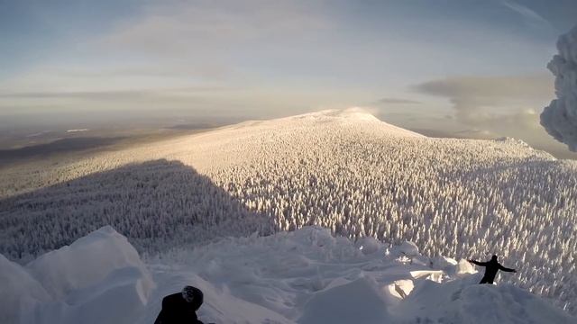 Сказочный зимний лес! Уральские горы. Откликной гребень, Таганай! смотреть онлайн