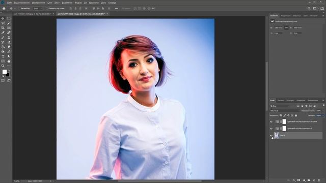 Красочный контраст в Photoshop смотреть онлайн