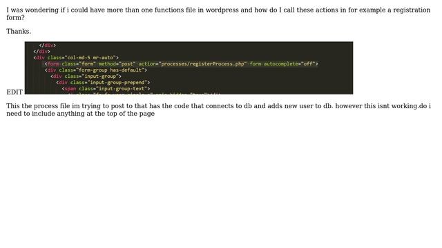 Wordpress: Add additional functions file instead of functions.php смотреть онлайн