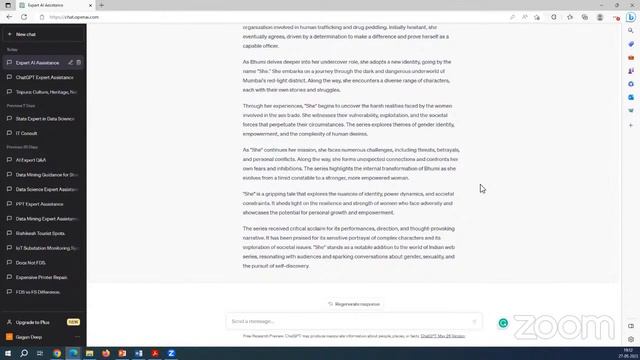 ChatGPT--- Opportunity and Challenges in Current Era смотреть онлайн