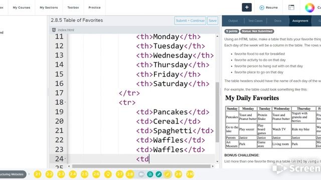 2.8.5 Table of Favorites Coding Walkthrough смотреть онлайн