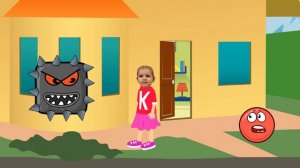 КРАСНЫЙ ШАР МИСТЕР МАКС спасает Катю от Черного Квадрата мультик для детей