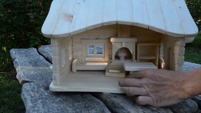 Домик "Лесная изба" из сосны. Мини-обзор. смотреть онлайн