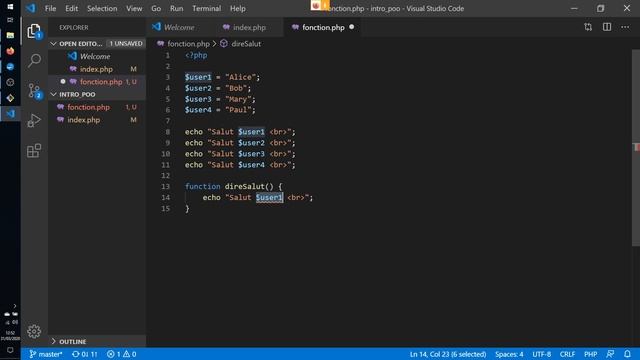 PHP - Fonction - Argument - Paramètre смотреть онлайн