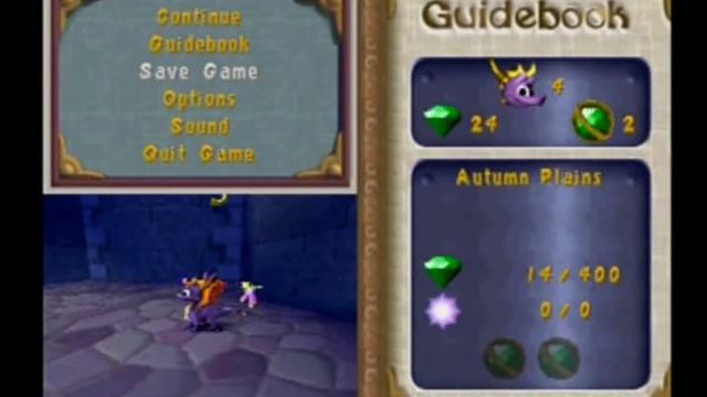 Spyro 2: Negative Gem Glitch - Autumn Plains смотреть онлайн