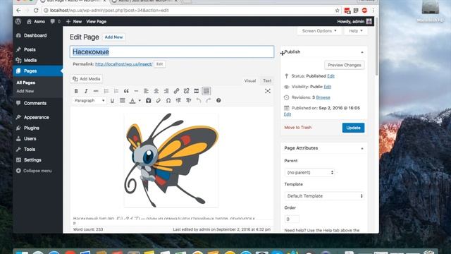 Добавляем адрес для страниц и записей в Wordpress смотреть онлайн