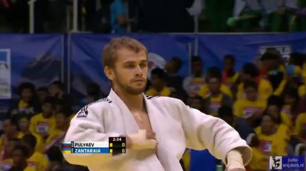 Judo 2013 World Championships Rio de Janeiro: Pulyaev (RUS) - Zantaraia (UKR) [-66kg] bronze