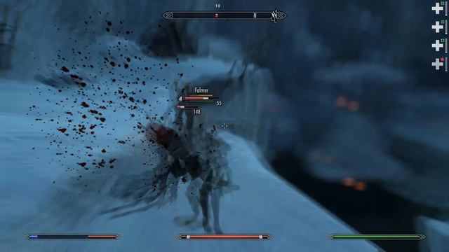 skyrim SE valhalla combat + block sparks смотреть онлайн