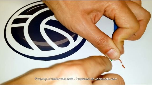 como montar un conector RJ45 en cable UTP FTP STP de red Ethernet - distribuido por CABLEMATIC ® смотреть онлайн