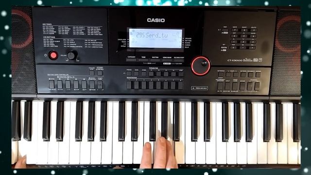 Демонстрация нового универсального стиля Сердце ты моё. Стиль для синтезатора Casio CT-X3000-5000. смотреть онлайн
