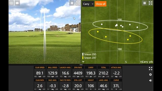 Srixon Golf Irons Comparison: ZX5 Vs. ZX7 | Trackman Test & Feedback
