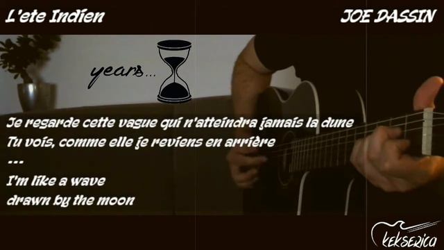 L'ete Indien - JOE DASSIN [cover/fingerstyle/instrumental/lyrics] смотреть онлайн