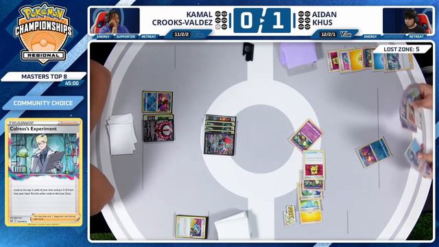 Kamal Crooks Valdez VS Aidan Khus Pokémon TCG | Knoxville Regionals Day 2 👉 Masters Top 8 смотреть онлайн