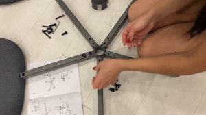 Распаковка и сборка BLECKBERGET БЛЕКБЕРГЕТ Рабочий стул IKEA