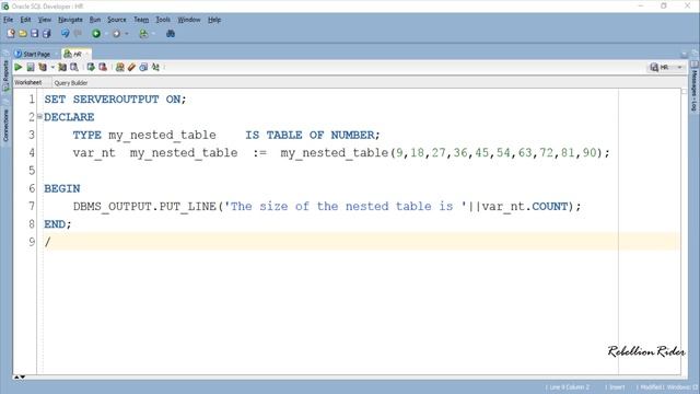 PL/SQL tutorial 59: PL/SQL Collection Method COUNT in Oracle Database by Manish Sharma смотреть онлайн