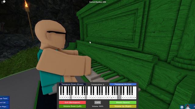 Coffin Dance Roblox Piano смотреть онлайн