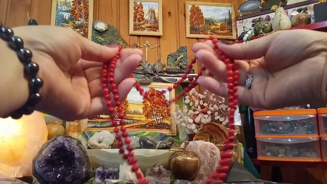 Чёрный жемчуг, коралл, флюорит и др. УКРАШЕНИЯ от Хозяйки Медной Горы смотреть онлайн