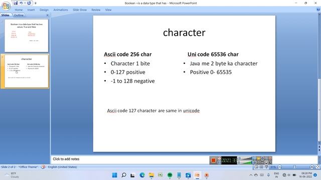 java class basic, ascii code, uni code смотреть онлайн